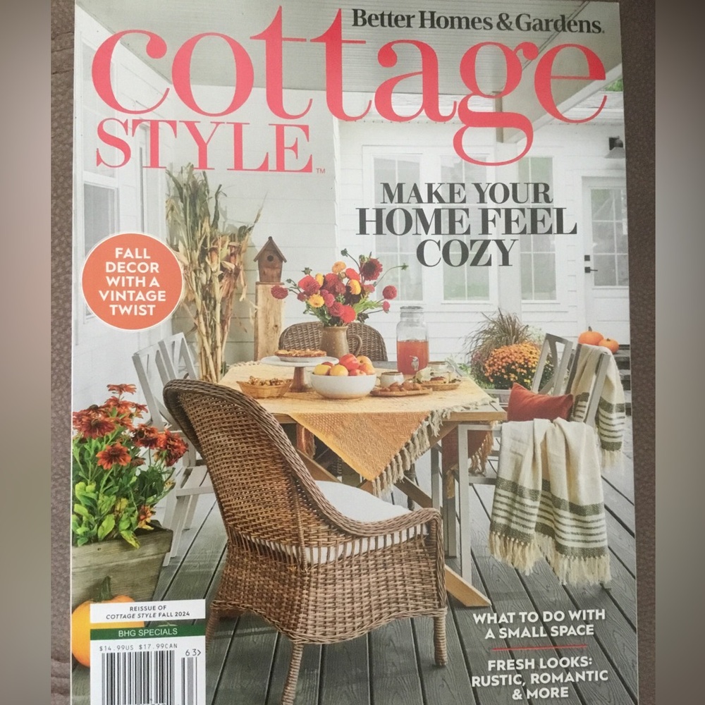 Cottage Style: BETTER HOMES AND GARDENS Magazine 2026 Make Your Home Feel Cozy